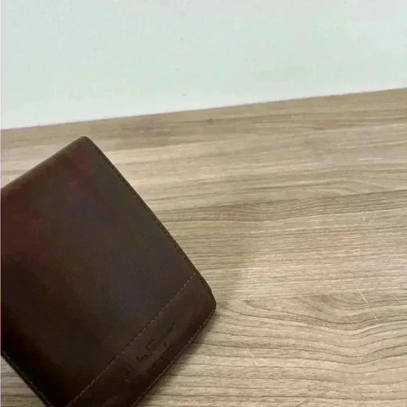 Salvatore  Ferragamo Wallet Brown Leather Vintage - Picture 2 of 10